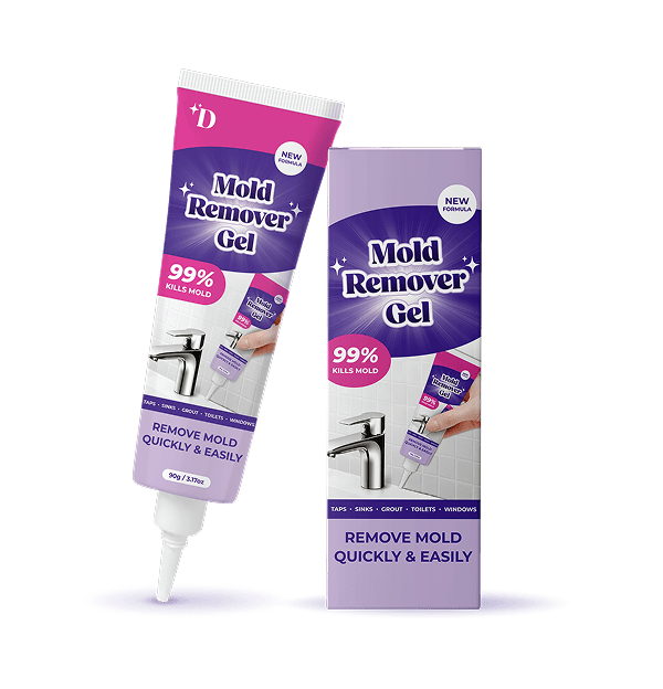 Wipes out mould effortlessly
